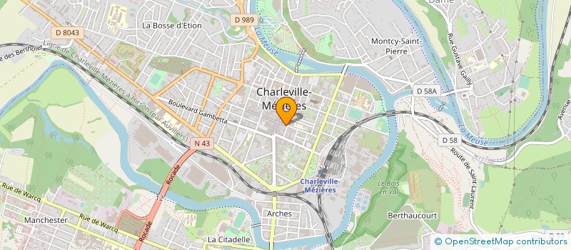 localisation de l'entreprise LOG CONCEPT à CHARLEVILLE-MEZIERES