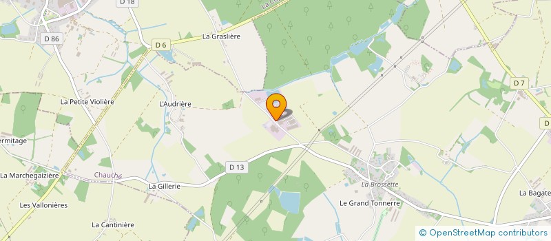 localisation de l'entreprise LOG ELEVAGE à CHAUCHE