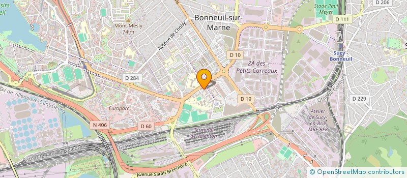 localisation de l'entreprise LOG EXPRESS à BONNEUIL-SUR-MARNE