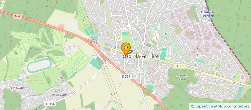 localisation de l'entreprise LOG'IMMO 77 à OZOIR-LA-FERRIERE