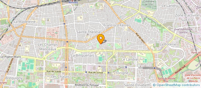 localisation de l'entreprise LOG'IN  RENNES