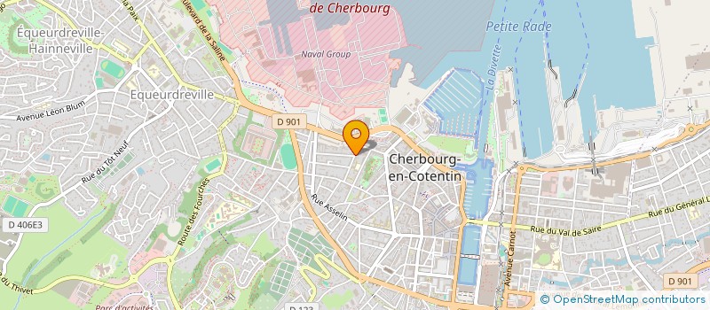 localisation de l'entreprise LOG & PROD  CHERBOURG-EN-COTENTIN