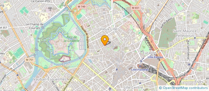 localisation de l'entreprise LOG PROJECT à LILLE