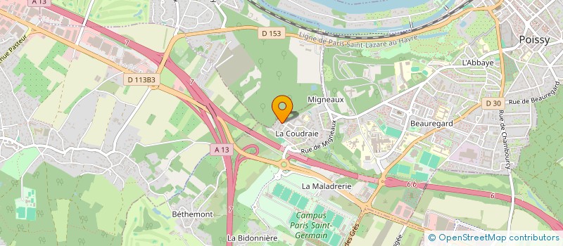 localisation de l'entreprise LOG SQUARE  POISSY