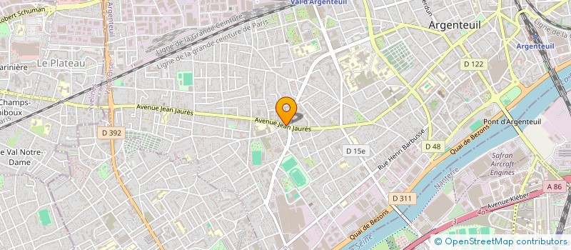 localisation de l'entreprise LOG VTC  ARGENTEUIL