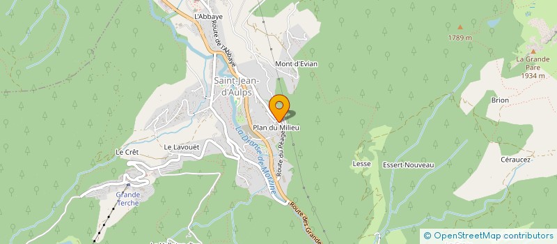 localisation de l'entreprise LOGA  SAINT-JEAN-D'AULPS