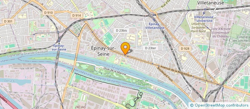 localisation de l'entreprise LOGA à EPINAY-SUR-SEINE