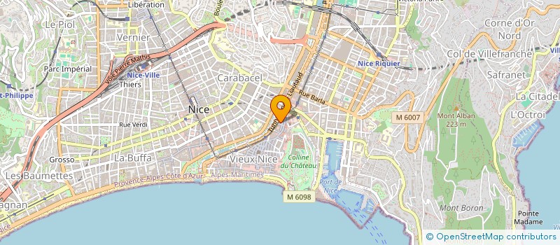localisation de l'entreprise LOGA TECH BUREAUTIQUE à NICE