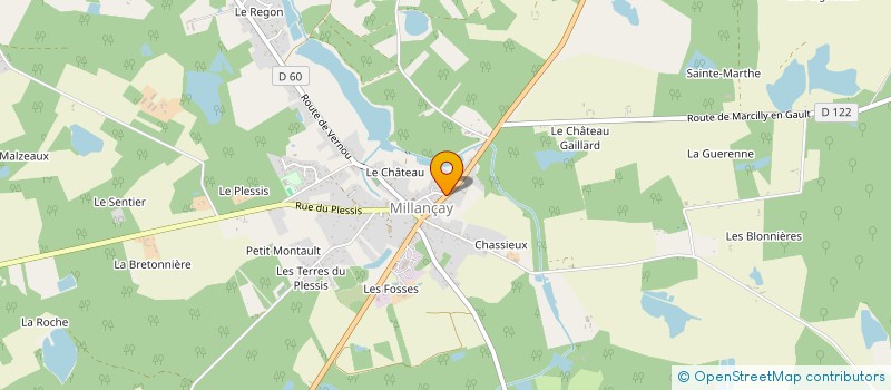 localisation de l'entreprise LOGADMIN  MILLANCAY