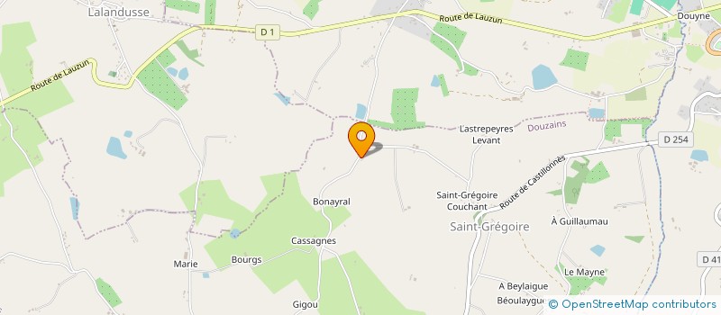 localisation de l'entreprise LOGADRONE  DOUZAINS