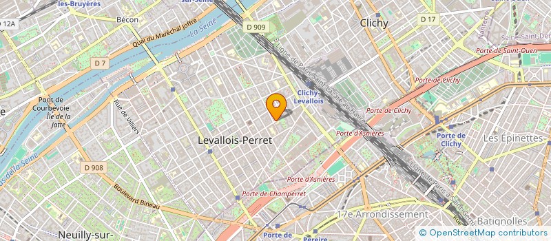 localisation de l'entreprise LOGAE à LEVALLOIS-PERRET