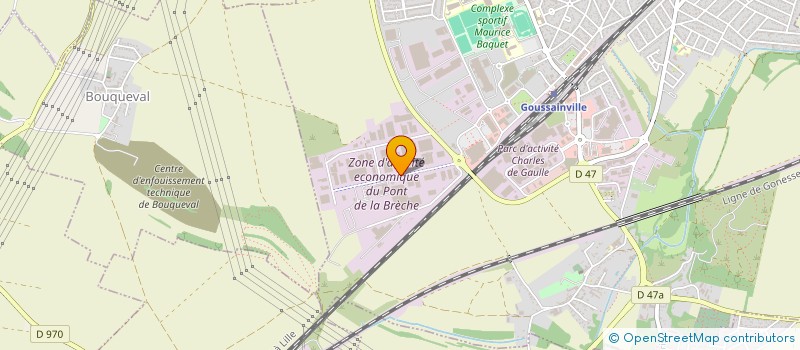 localisation de l'entreprise LOGAFRET à GOUSSAINVILLE