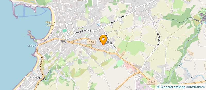 localisation de l'entreprise LOGAMA  ERQUY