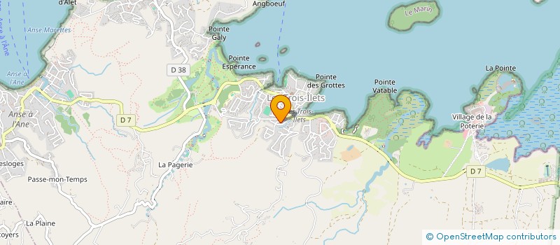localisation de l'entreprise LOGAMA à LES TROIS-ILETS