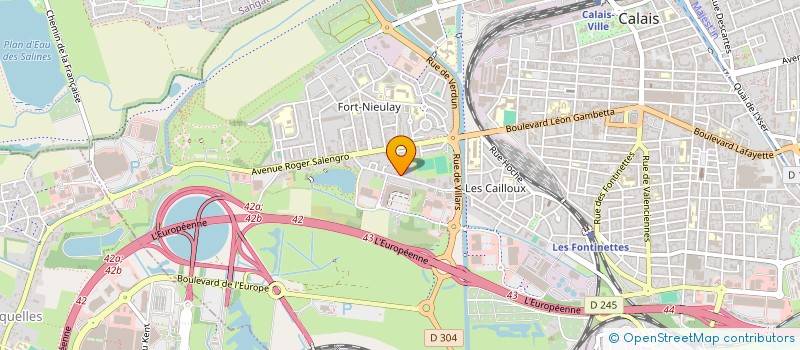 localisation de l'entreprise LOGAME  CALAIS