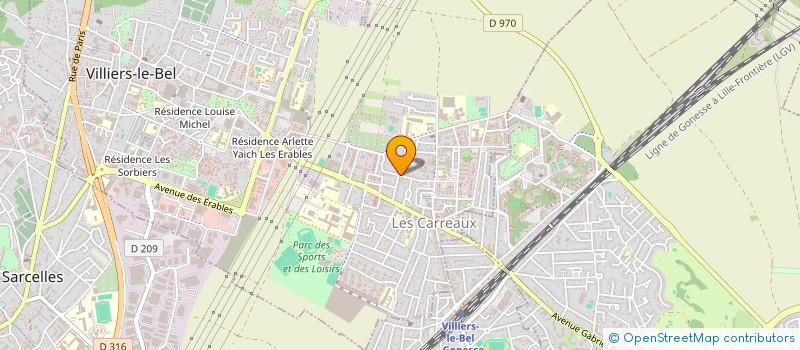 localisation de l'entreprise LOGAN  VILLIERS-LE-BEL