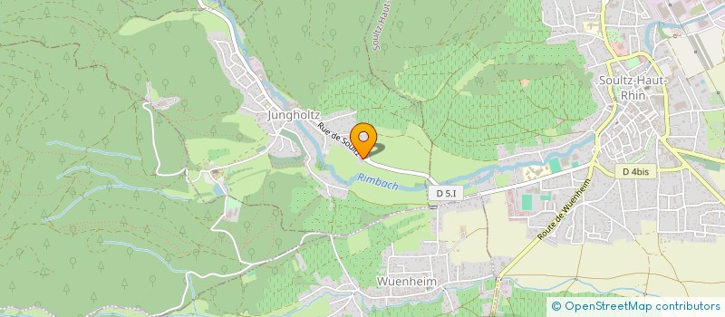 localisation de l'entreprise LOGAN MULLER E.U.R.L  RIMBACH-PRES-GUEBWILLER