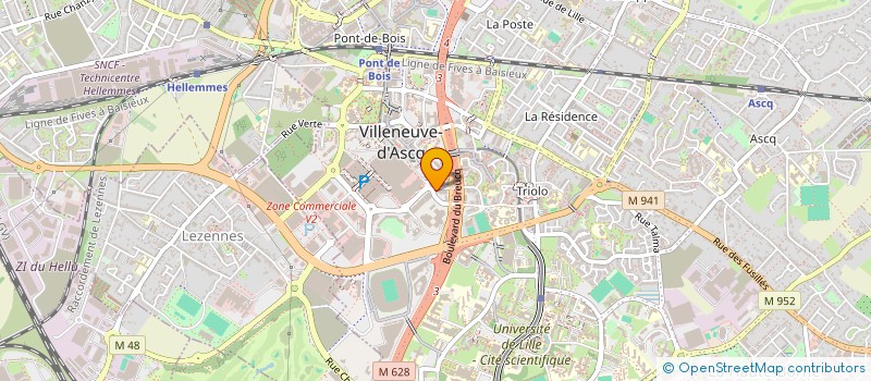 localisation de l'entreprise LOGANO à VILLENEUVE-D'ASCQ