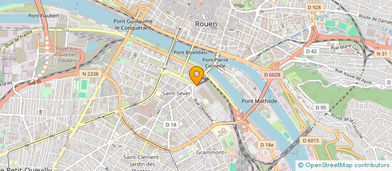 localisation de l'entreprise LOGASERVICE à ROUEN