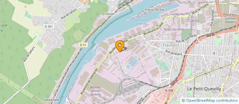 localisation de l'entreprise LOGATRANS  ROUEN