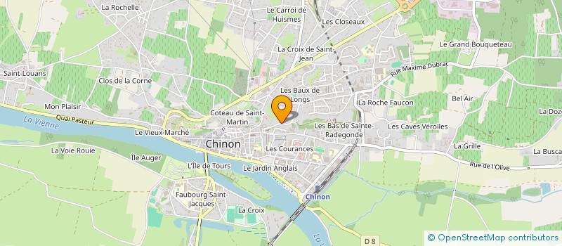 localisation de l'entreprise LOGB THERAPIE à CHINON