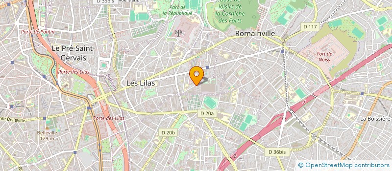 localisation de l'entreprise LOGBLO ARMI à LES LILAS