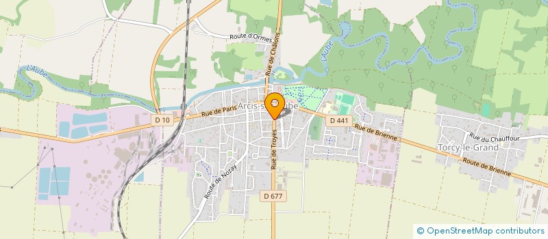 localisation de l'entreprise LOGE 10 DE TIR à ARCIS-SUR-AUBE