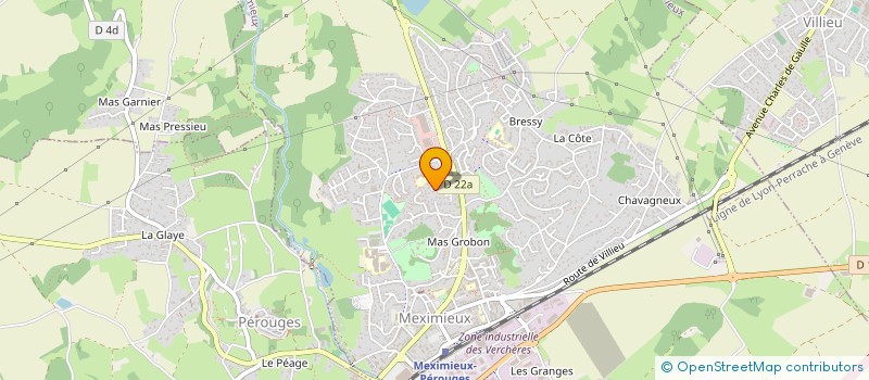 localisation de l'entreprise LOGE B  MEXIMIEUX