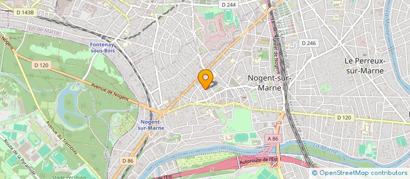 localisation de l'entreprise LOGE LE'HAIM à NOGENT-SUR-MARNE