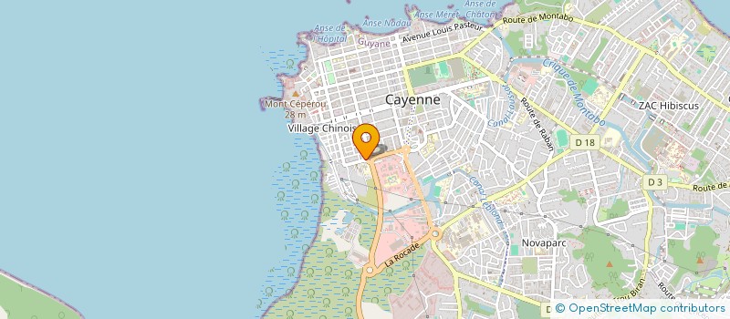 localisation de l'entreprise LOGE MECHANICS PERSEVERANCE 8  CAYENNE