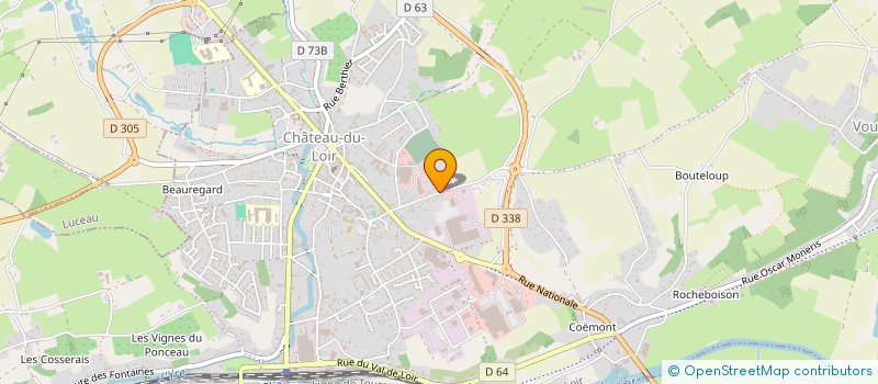 localisation de l'entreprise LOGE NORDIC 3B  MONTVAL-SUR-LOIR