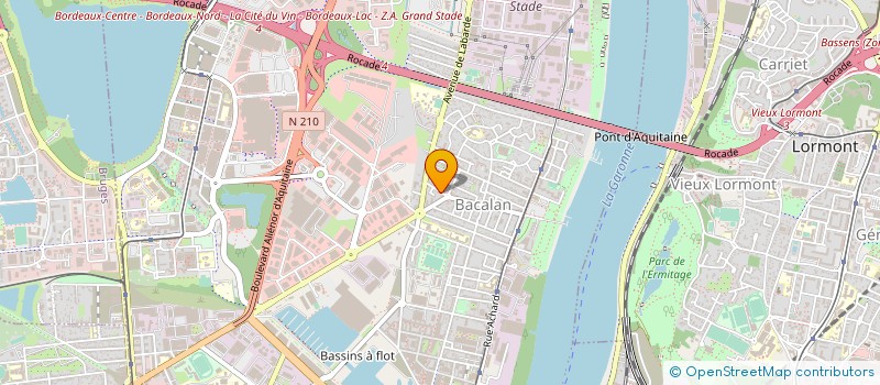 localisation de l'entreprise LOGEA DOMICILE à BORDEAUX