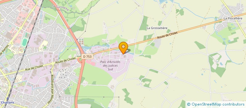 localisation de l'entreprise LOGEAIS  CHALLANS