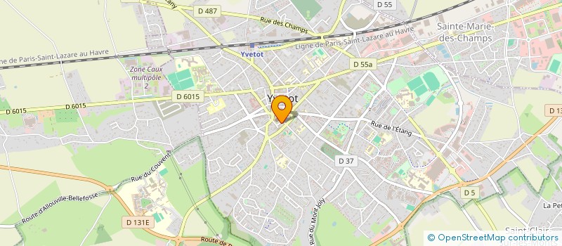 localisation de l'entreprise LOGEAL IMMOBILIERE SOCIETE ANONYME D'HABITATIONS A LOYER MODERE  YVETOT