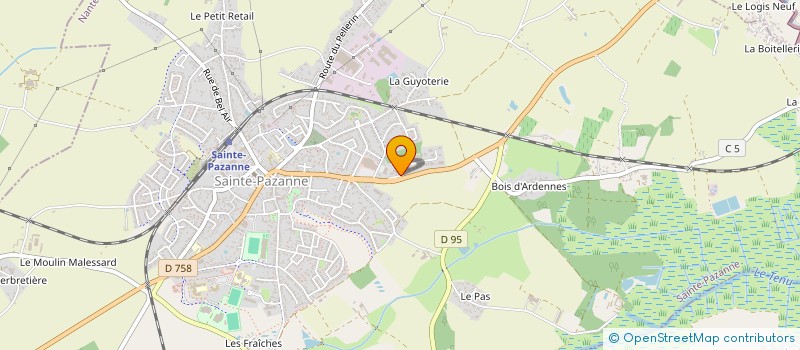 localisation de l'entreprise LOGECO  SAINTE-PAZANNE