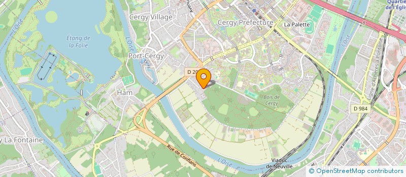 localisation de l'entreprise LOGECOM  CERGY