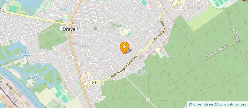 localisation de l'entreprise LOGEFIM à DRAVEIL