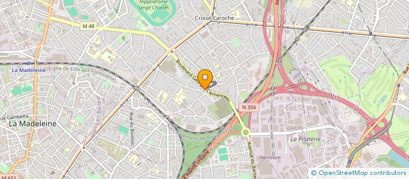 localisation de l'entreprise LOGEHOME PANTHEON à MARCQ-EN-BARŒUL