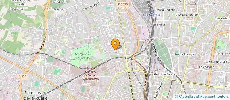 localisation de l'entreprise LOGEID  ORLEANS