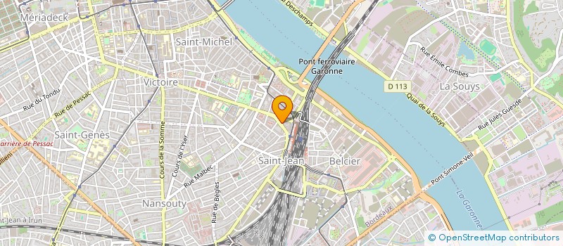localisation de l'entreprise LOGEKA à BORDEAUX