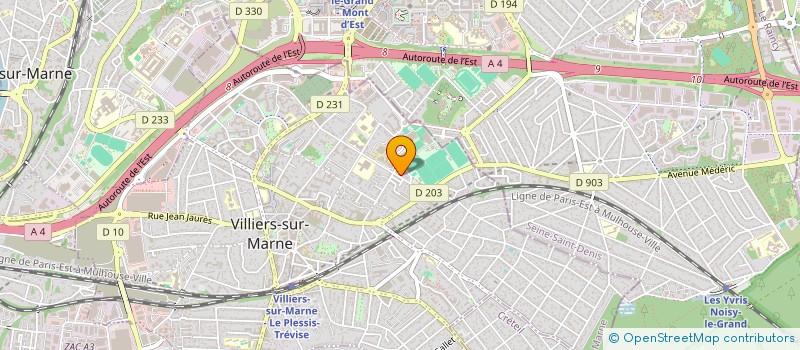 localisation de l'entreprise LOGEMENT COSY  VILLIERS-SUR-MARNE