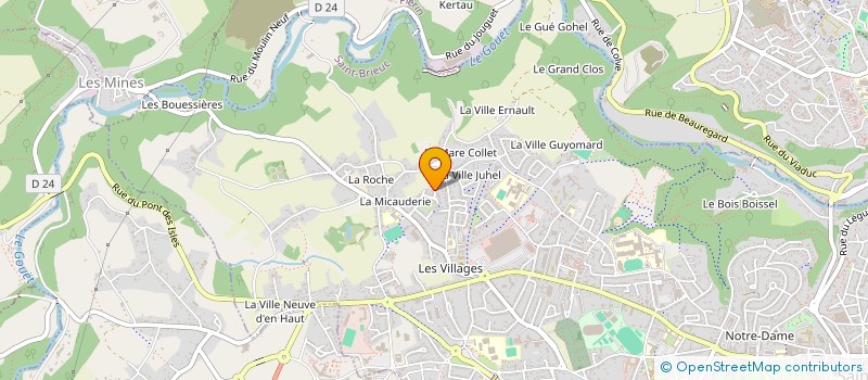 localisation de l'entreprise LOGEMENT GEFFROY ERNOULD à SAINT-BRIEUC