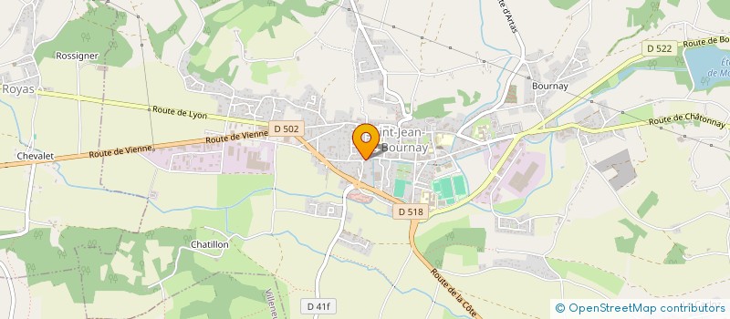 localisation de l'entreprise LOGEMENT LMNP 49 RUE DOCTEUR PAILLIART  SAINT-JEAN-DE-BOURNAY