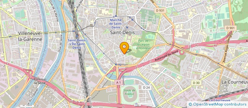 localisation de l'entreprise LOGEMENT PROMOTION SOCIALE à SAINT-DENIS