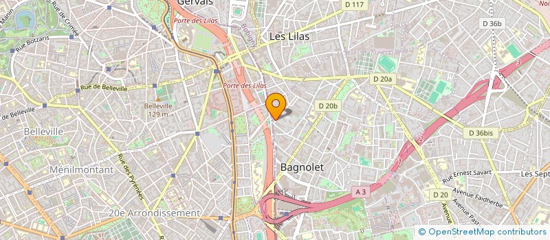 localisation de l'entreprise LOGEMENT SOLIDAIRE CONSEIL à BAGNOLET