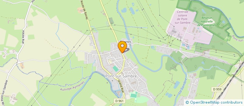 localisation de l'entreprise LOGEMENTS DU VAL DE SAMBRE  PONT-SUR-SAMBRE