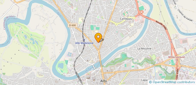 localisation de l'entreprise LOGEMENTS ENTRAIDE GENERATIONS à ALBI