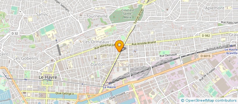 localisation de l'entreprise LOGEO GESTION  LE HAVRE