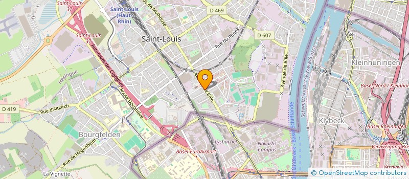 localisation de l'entreprise LOGEOS BATIMENTS à SAINT-LOUIS
