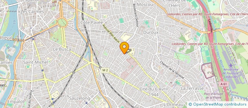 localisation de l'entreprise LOGEPHIL à TOULOUSE